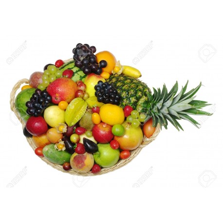 5 Kg Mix Fruits Big Basket