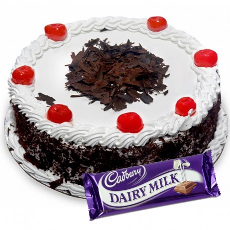 Black Forest Cake with Chocolates